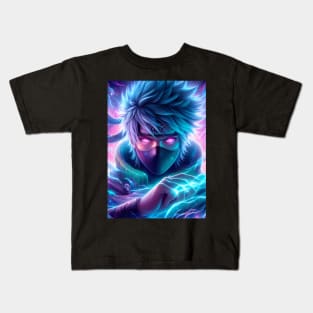 Neon of kakashi hatake Kids T-Shirt